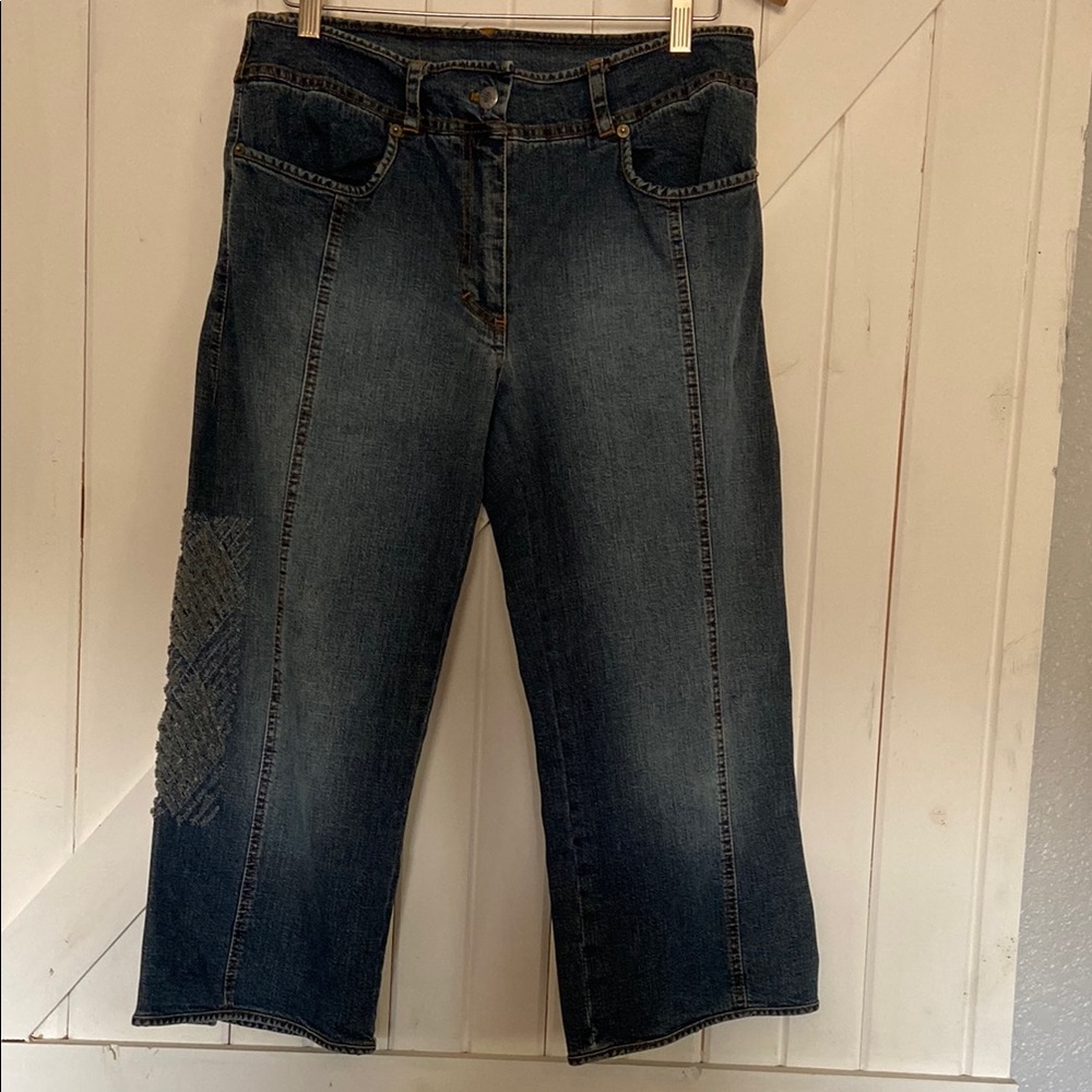 Legatte Capri Women's Size 8 Blue Denim Jeans Made in Italy Stylish